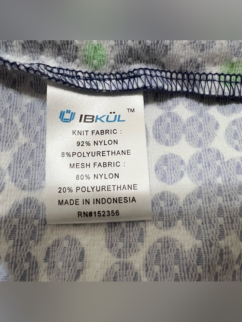 Ibkul Navy & Lime Dot Print Long Bell Sleeve Shift Dress Size XL - Picture 11 of 13